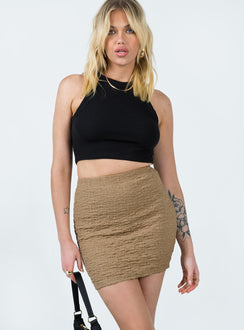 Kiarne Mini Skirt Beige