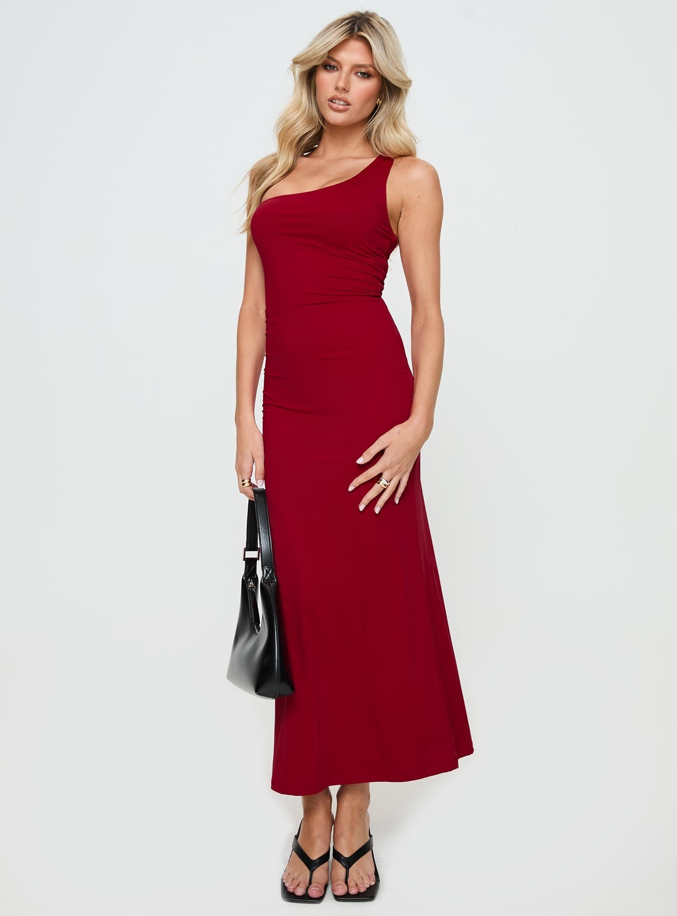 Shop Formal Dress - Smithy Maxi Dress Red fourth image