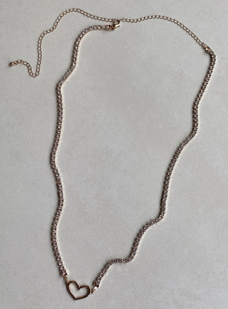 Chain belt Diamante design Gold-toned Lobster clasp fastening