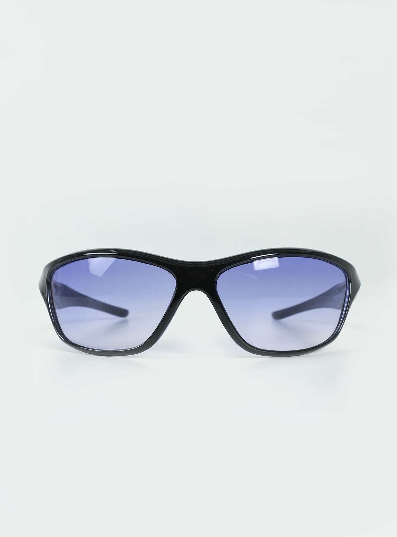 Sunglasses Wrap around style  Blue tinted lenses  Lightweight