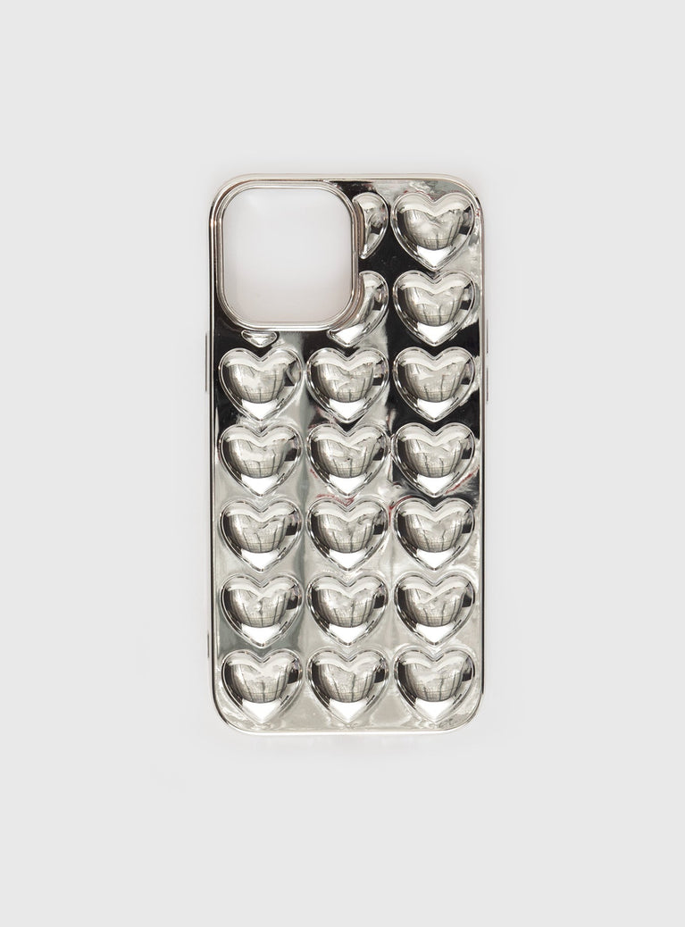 Alexina iPhone Case Silver