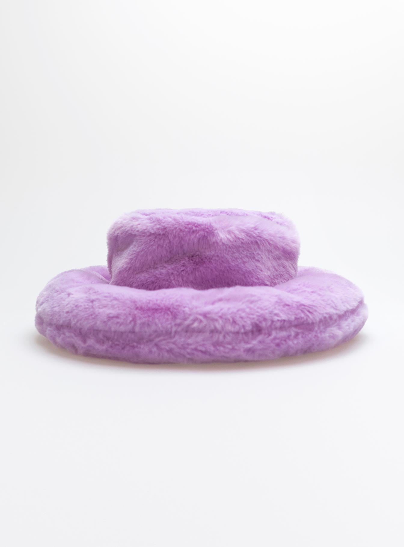 Bucket hat Faux fur material Soft brim OSFM