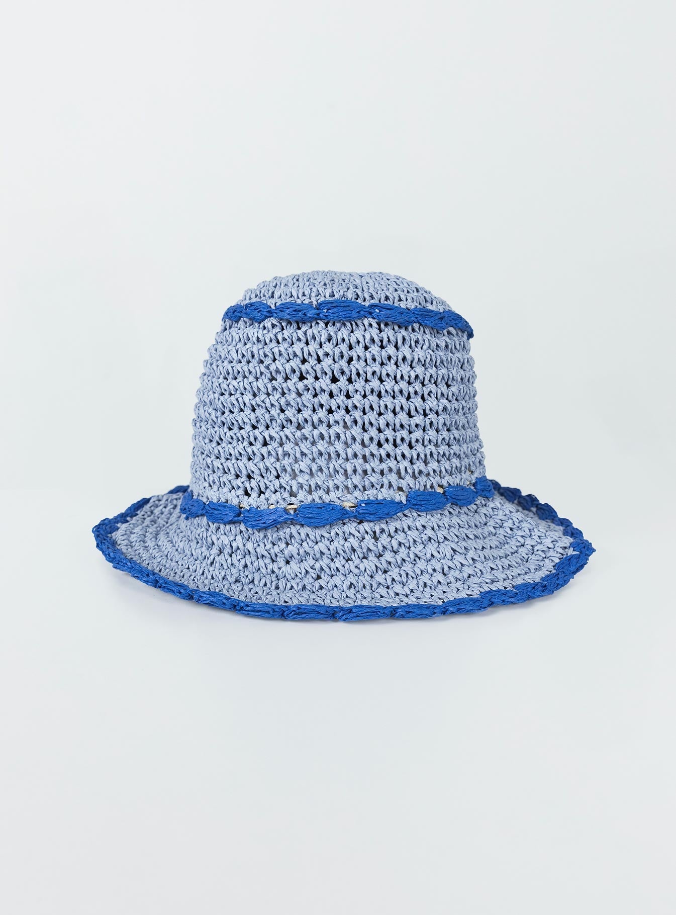 Bucket hat Crochet design Internal drawstring Wired brim