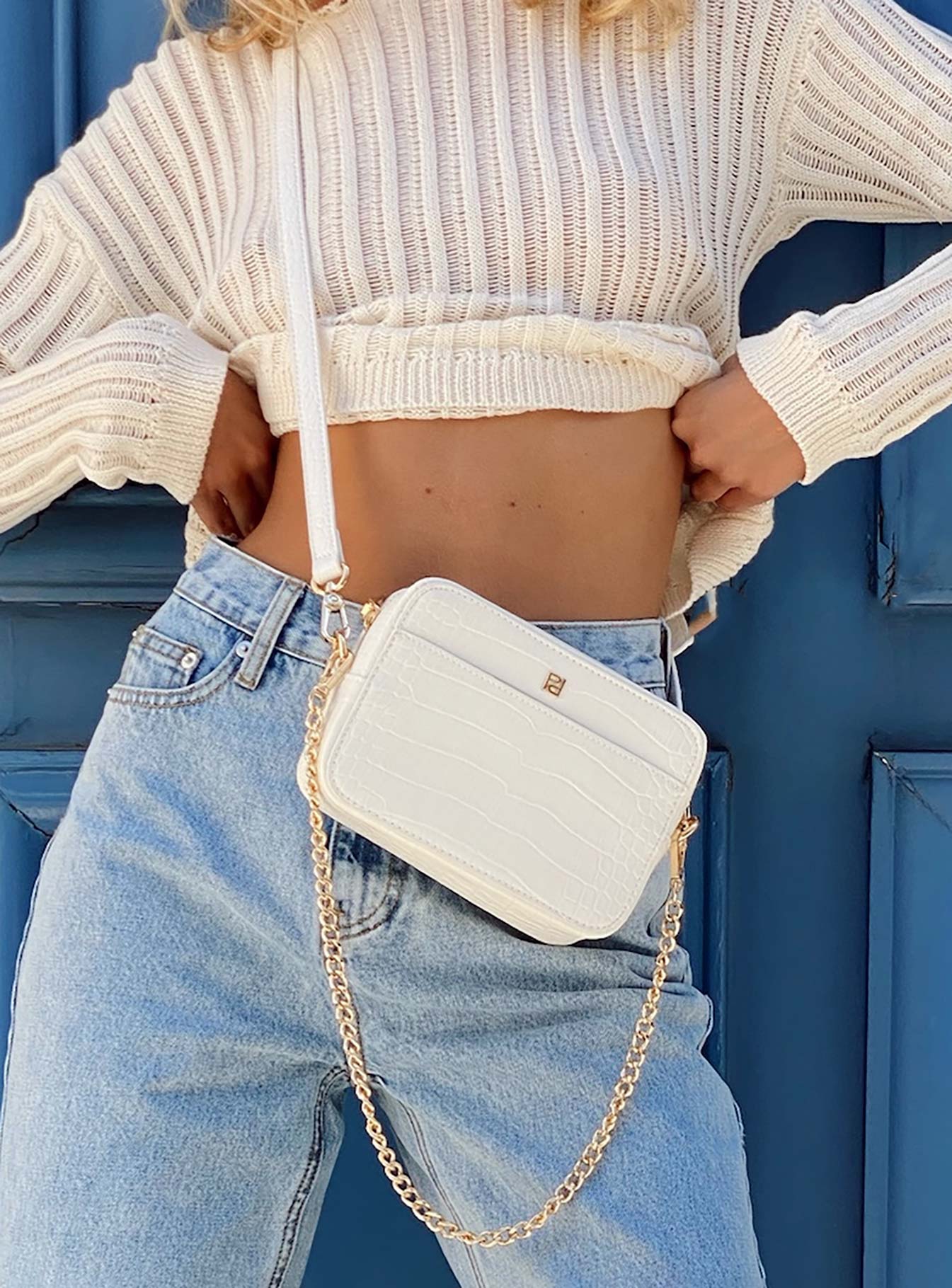 Olwin Crossbody Bag White