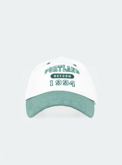 Cap Embroidered graphic Adjustable strap at back OSFM