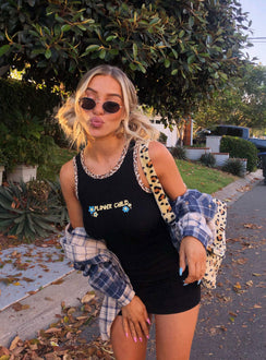 Princess Polly   Flower Child Mini Dress Black