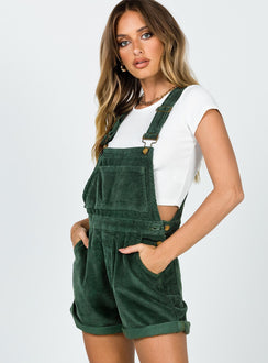 Kacey Short Overalls Khaki