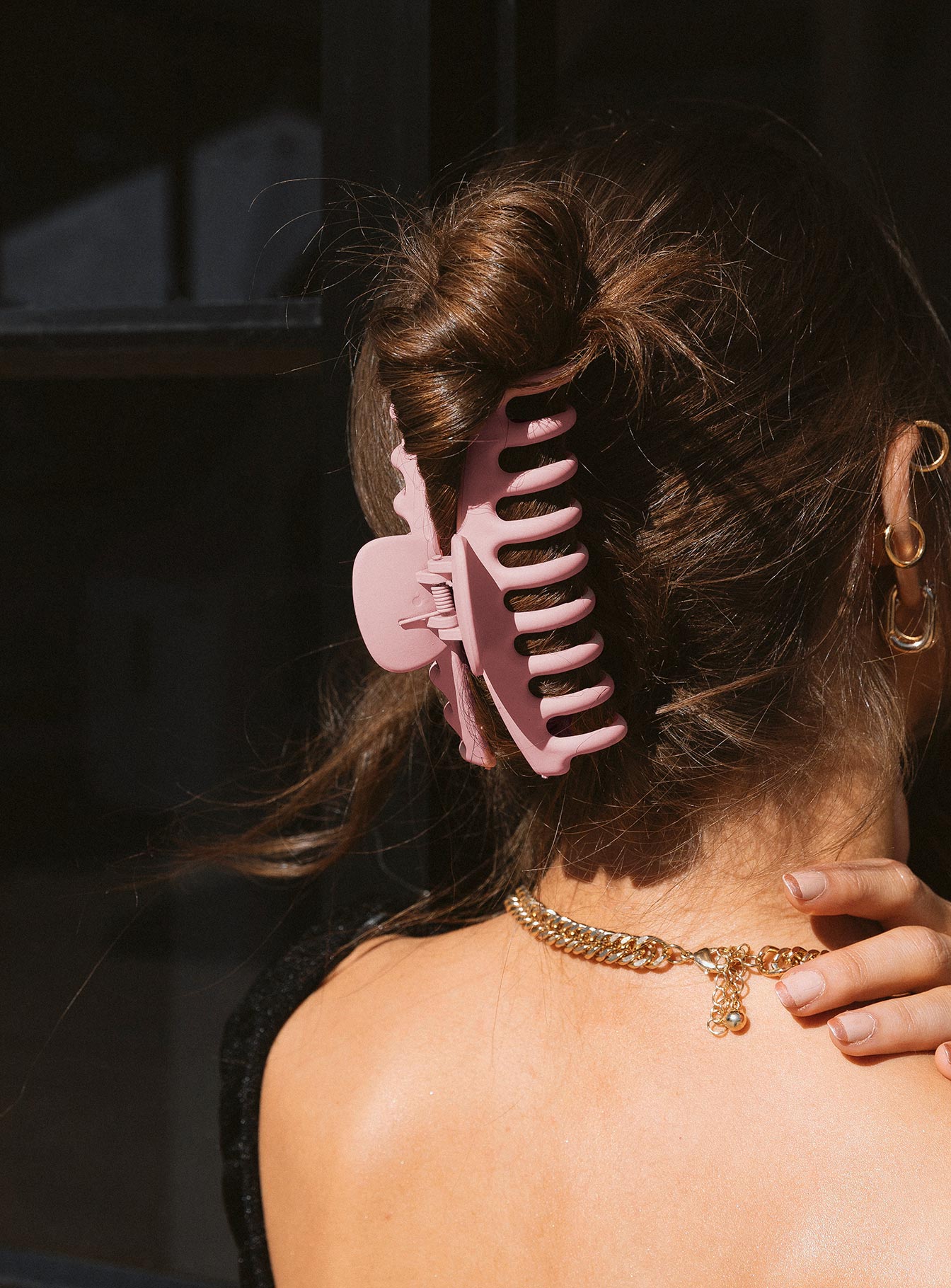 Watch Me Hair Clip Mauve