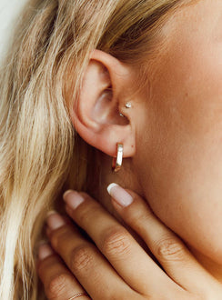 Electric Feel Earrings Gold