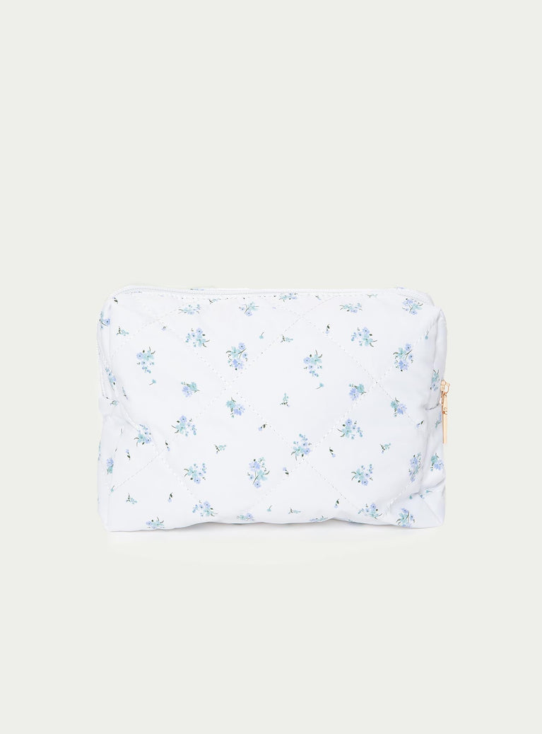 Mulberry Cosmetic Case White Floral