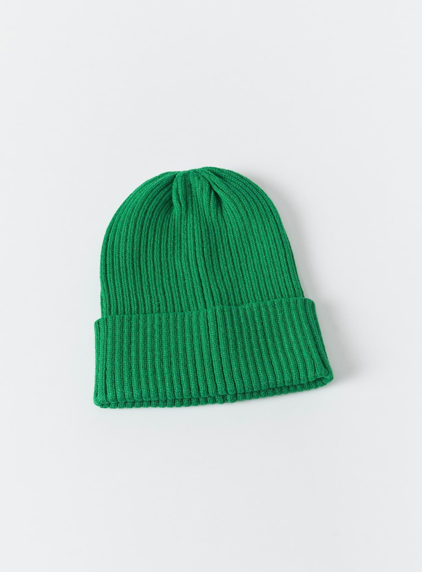 Beanie 100% acrylic Ribbed knit material  Foldable brim  OSFM