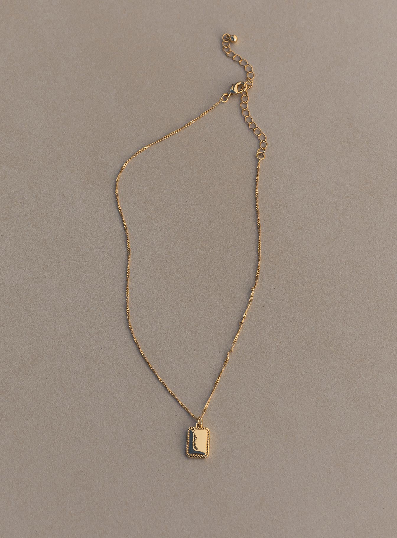 Scottson Gold Plated Pendant Necklace