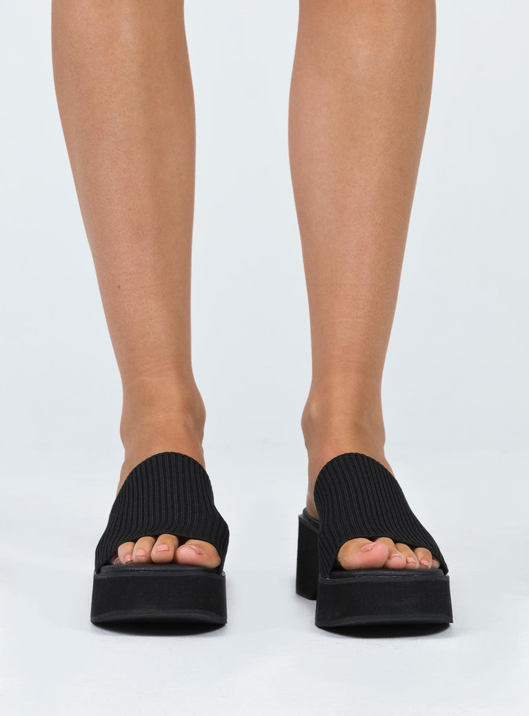 Therapy Nawty Sandals Black
