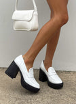 Metropolitan Heels White