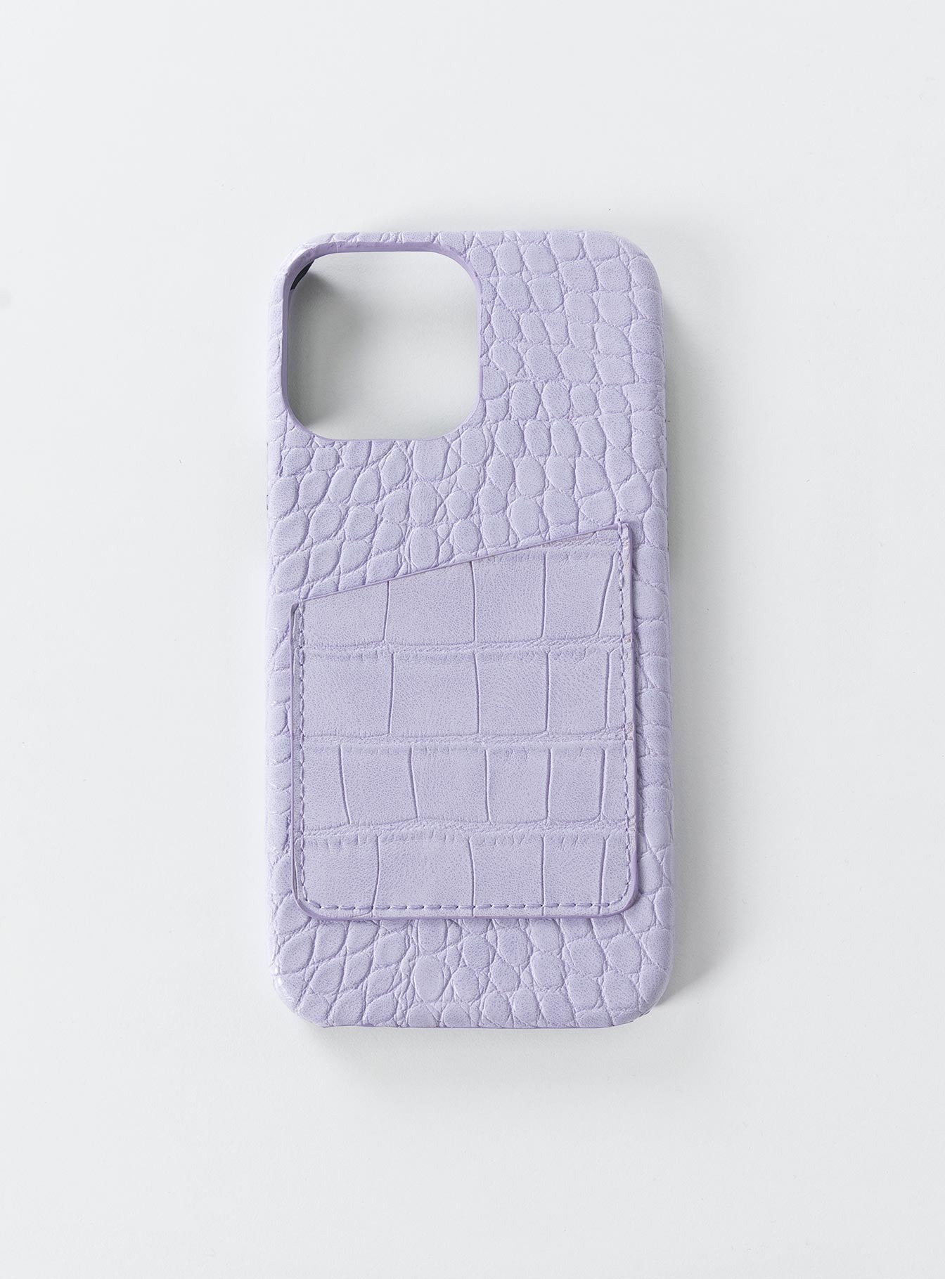 iPhone case  Princess Polly Exclusive 55% PU 45% PC Faux croc leather  Card slip Clip-on style 