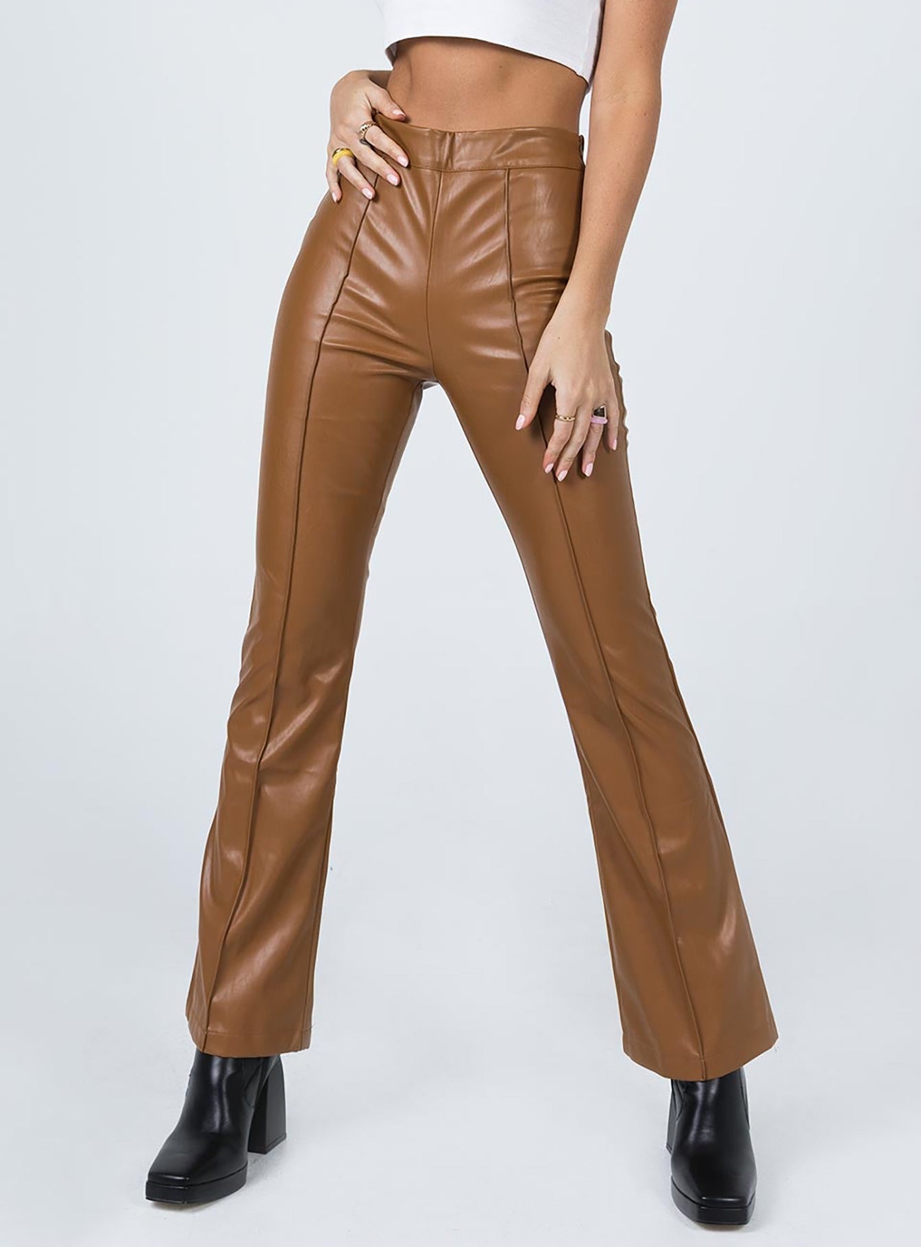 Princess Polly   Braden Pants Brown