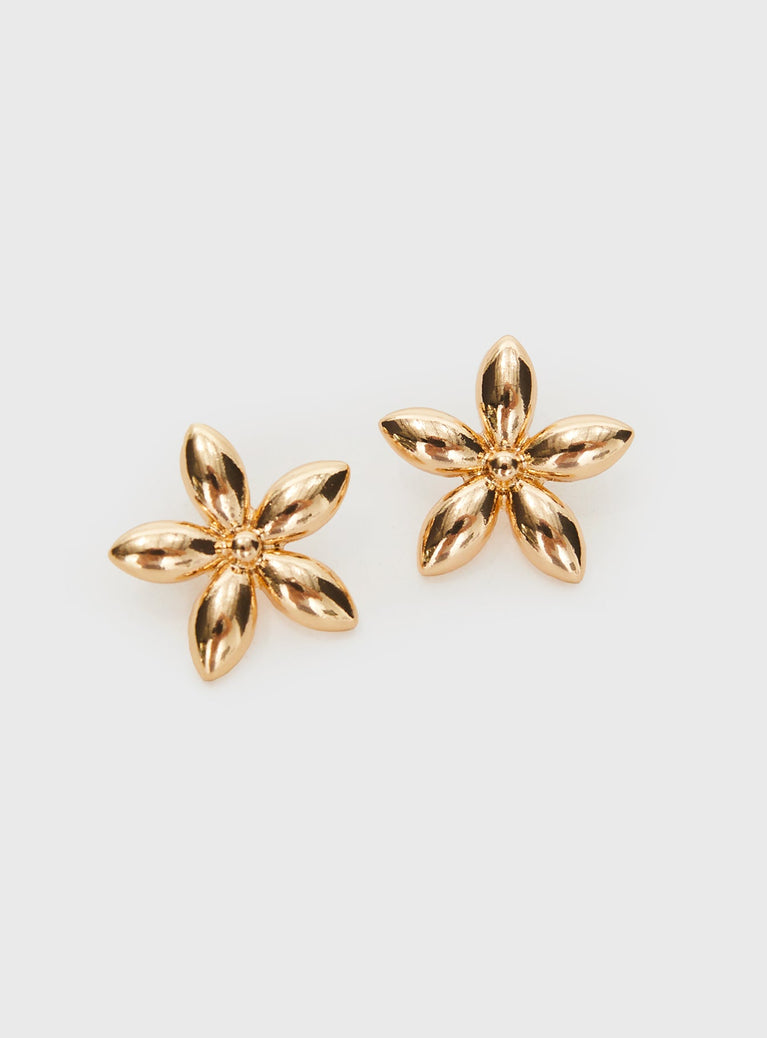 Torquil Earrings Gold