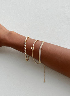 Bracelet pack Gold-toned Lobster clasp fastening