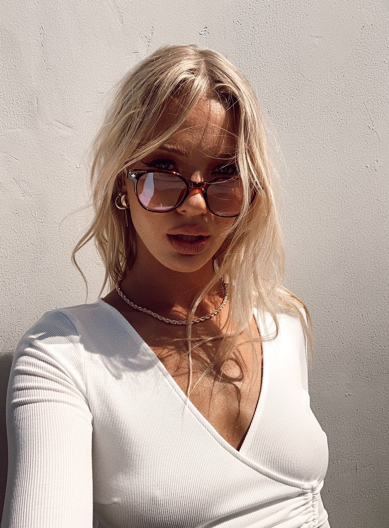 Aura Blue Light Glasses Tort