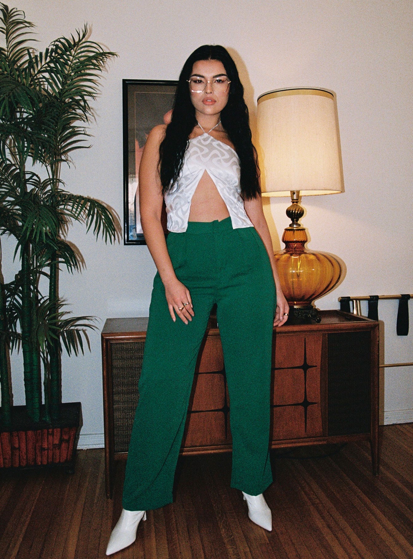 Princess Polly   Joplin Pants Green