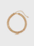 Travers Necklace Gold