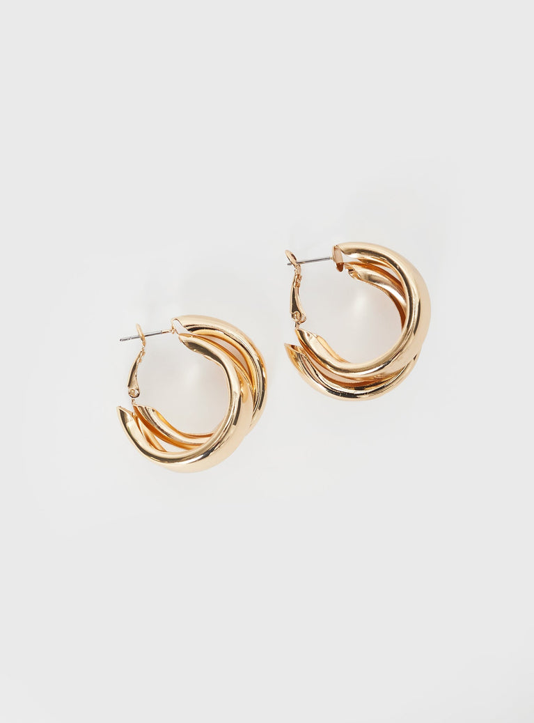 Zaveri Earrings Gold