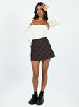 Fike Mini Skirt Charcoal