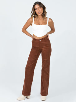 Princess Polly   Sorcha Pants Brown