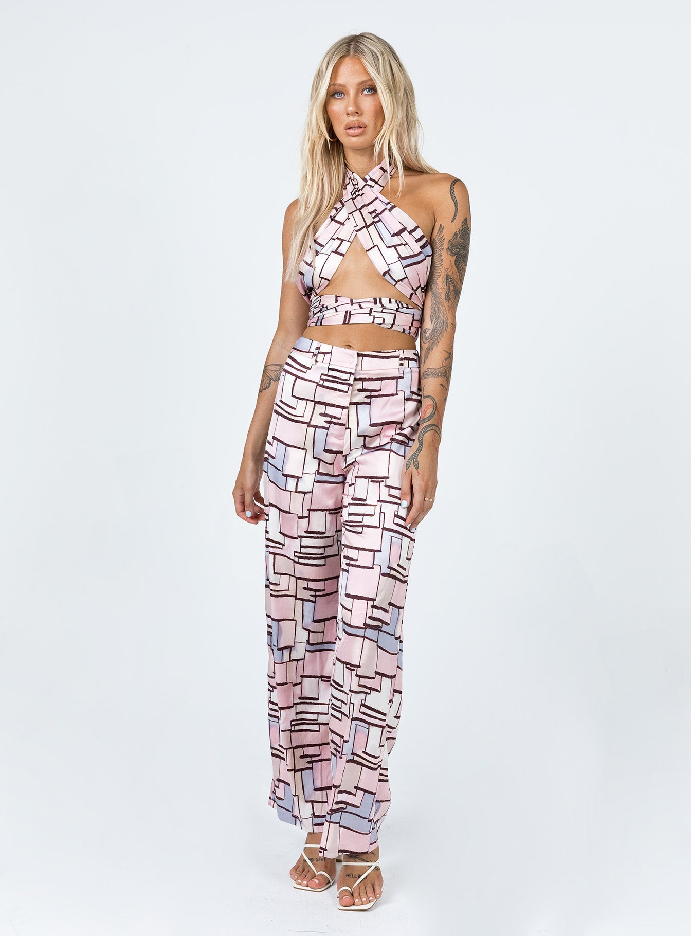 Princess Polly   Sara Pants Pink Multi