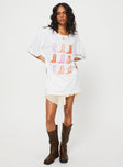 Chambre Oversized Graphic Tee White