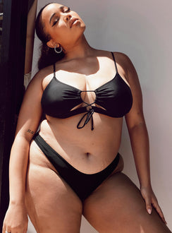 Ashley Bikini Top Black Curve