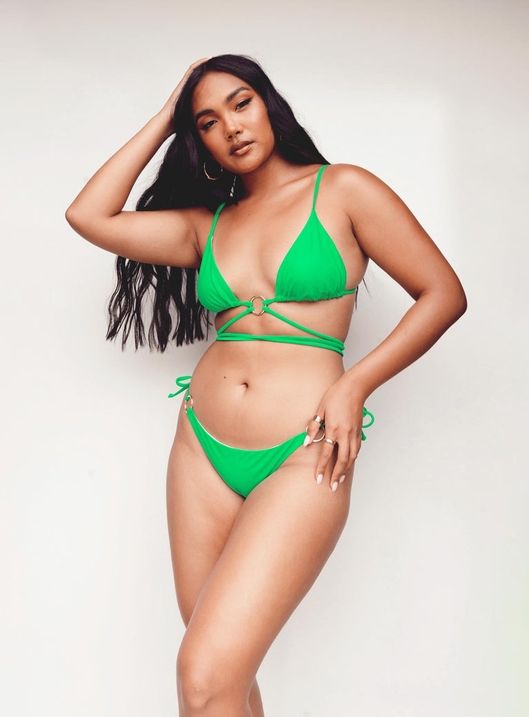 Bella Bikini Top Neon Green