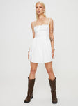 Trynia Mini Dress White