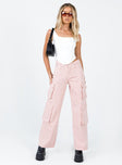 Princess Polly Mid Rise  The Ragged Priest Brat Jeans Pink