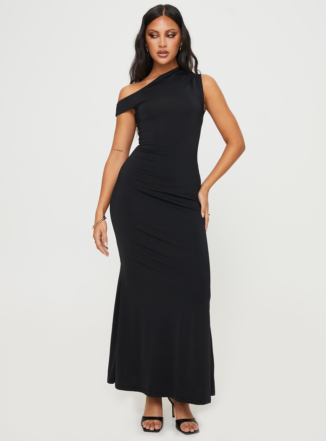 Shop Formal Dress - Beller Maxi Dress Black sixth image