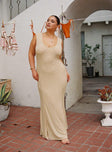 Reversible maxi dress Scooped or tank style neckline, ribbed material