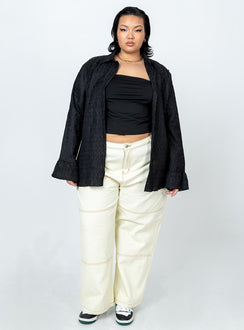 Chrisley Shirt Black Curve