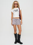 Cropped graphic tee Slight stretch, unlined  Princess Polly Lower Impact