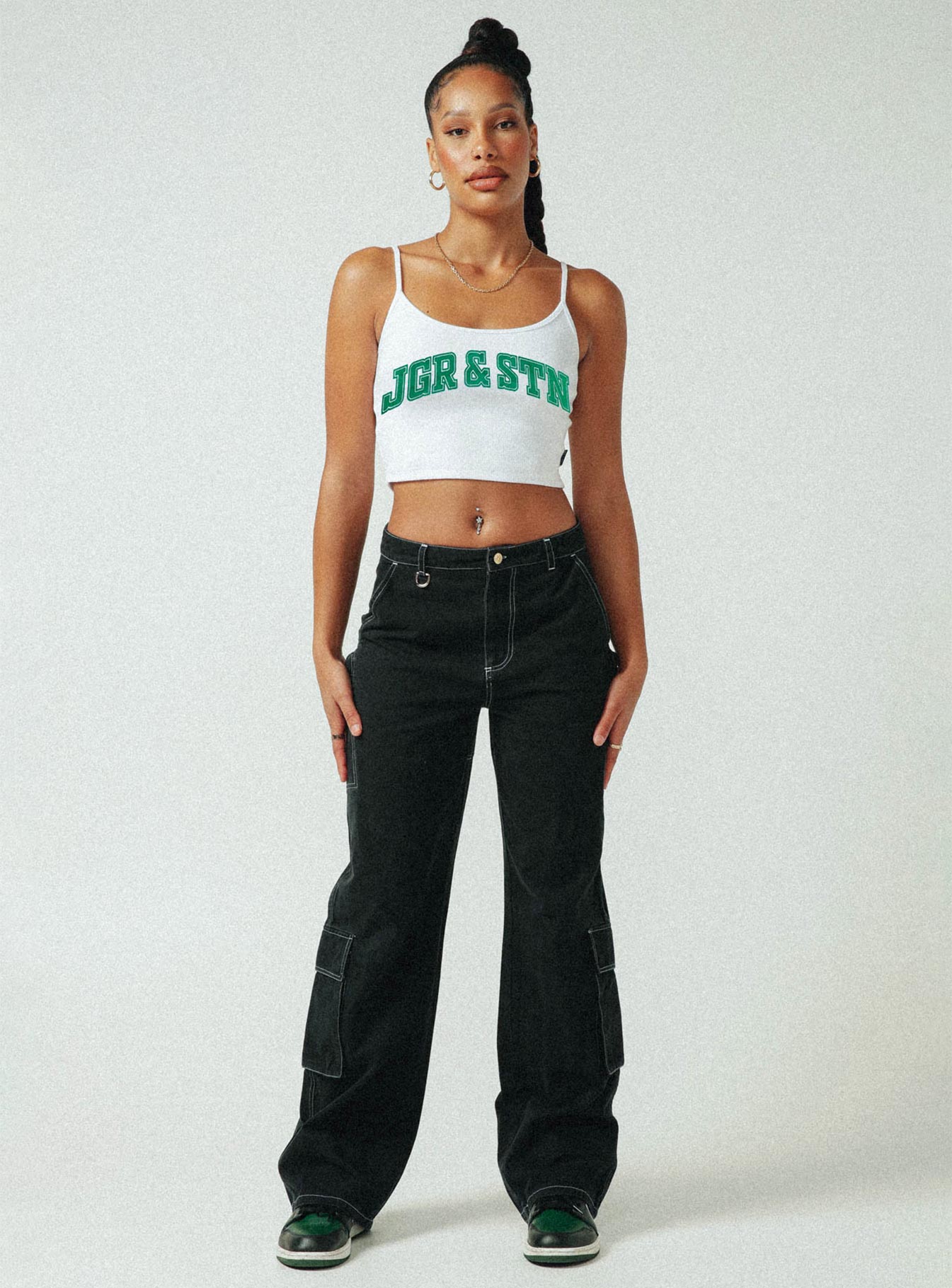 Tank top  95% cotton 5% elastane  Ribbed material  Graphic print  Good stretch  Unlined 