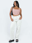 Crop top Mesh material Ruched sides Boning through front Curved hem