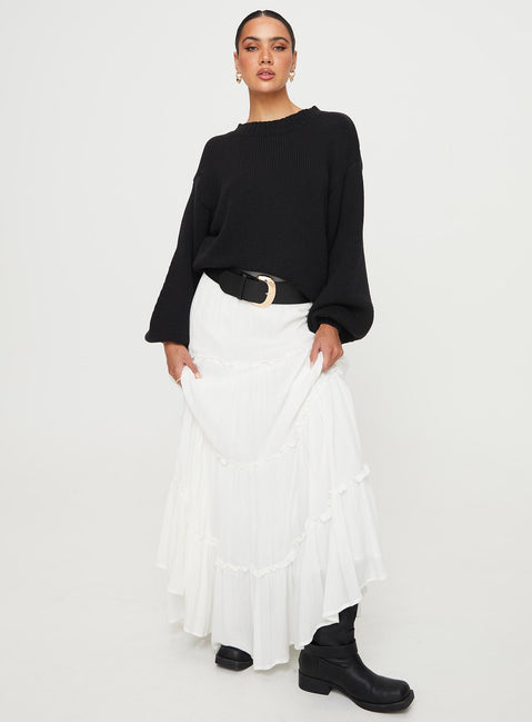 Harmony Knit Sweater Black Princess Polly  regular 