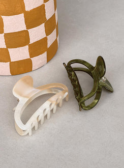 Hair clips Pack of two Claw style