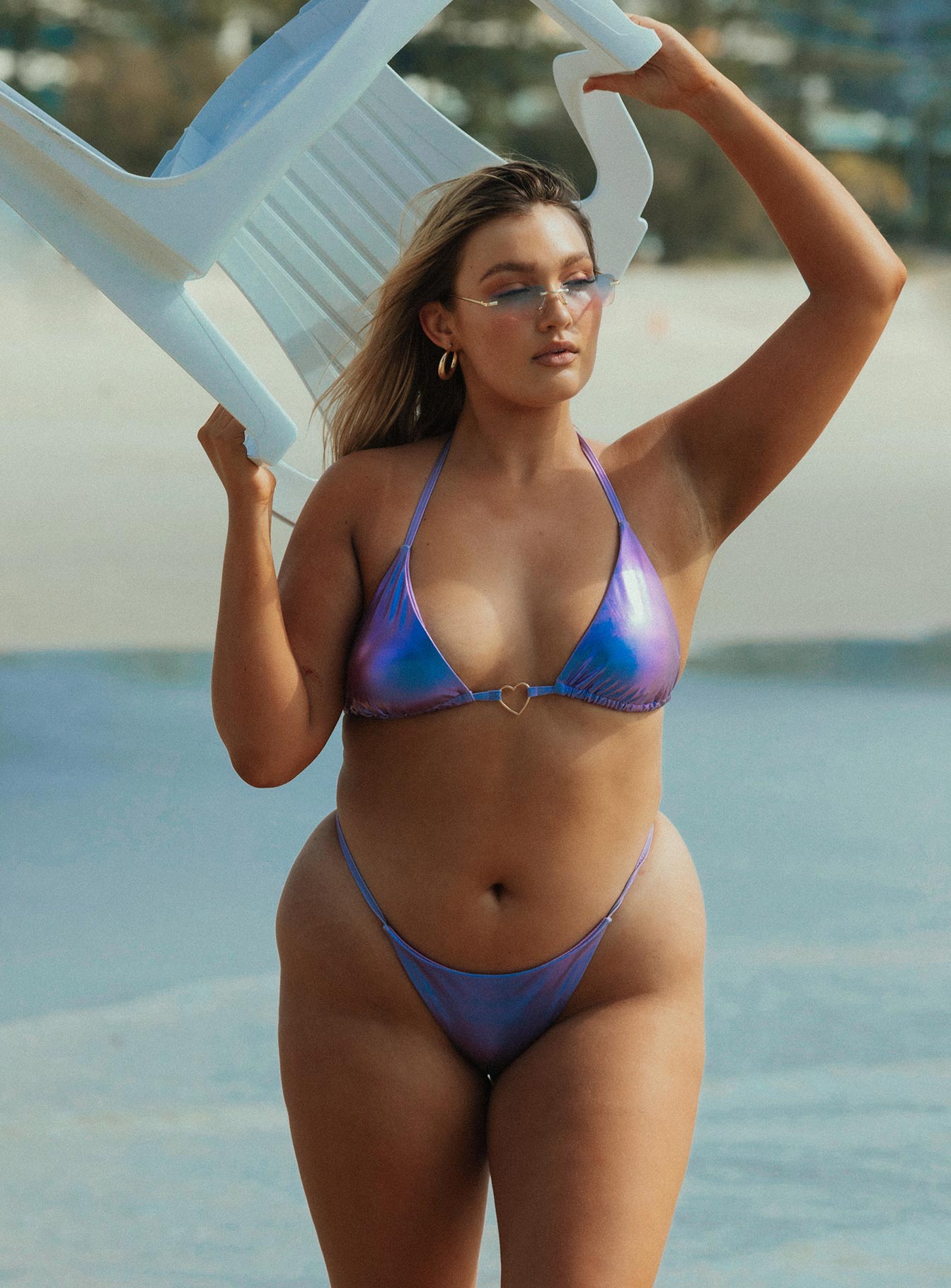 Harper Bikini Bottoms Purple