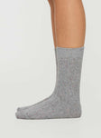 Gatlin Socks Grey Marle