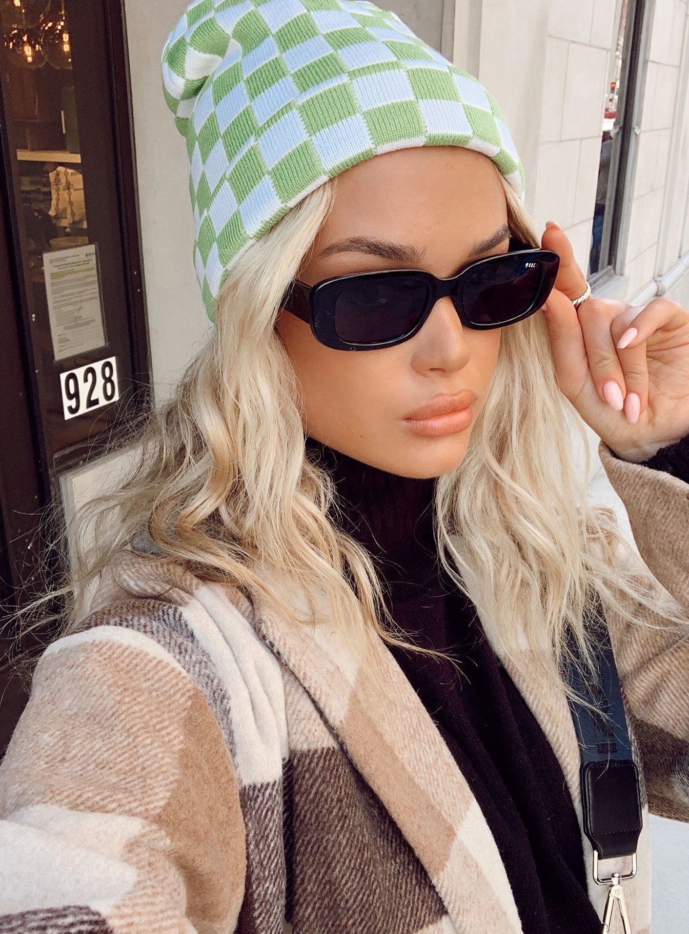 Play The Game Beanie Green / White