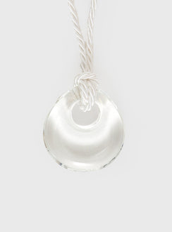 Gold-toned necklace Large pendant, lobster clasp fastening