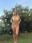 Kylie Bikini Top Green