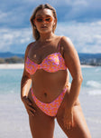 Ellie Bikini Bottoms Orange / Pink