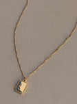 Scottson Gold Plated Pendant Necklace