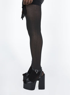 Stockings Sheer design  Elasticated waistband  Good stretch   Hand wash only 